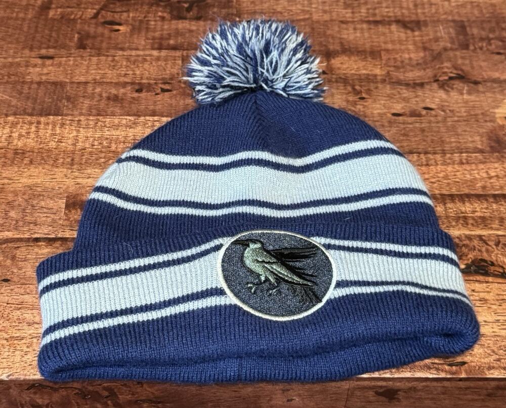 Harry Potter Raven Claw Hat Beanie Gray & Blue